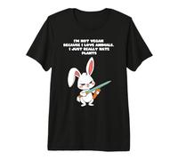 No Soy Vegano Porque me encantan los Animales, Simplemente Odio Las Plantas Camiseta Premium