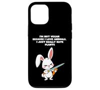 No soy vegano porque me encantan los animales, simplemente odio las plantas Carcasa para iPhone 12/12 Pro