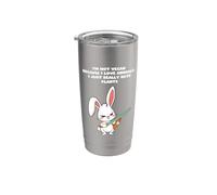 No soy vegano porque me encantan los animales, simplemente odio las plantas Vaso térmico de acero inoxidable de doble pared