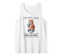 No Soy Viejo, Solo Necesito un Poco de wd-40 y un Poco de Cinta Adhesiva Camiseta sin Mangas