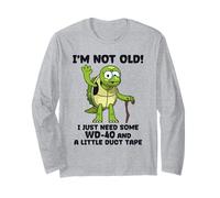 No Soy Viejo, Solo Necesito un Poco de WD-40 y un Poco de Cinta de Tortuga Manga Larga