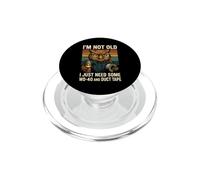 No Soy Viejo, Solo Necesito un Poco de WD40, búho, papá, cumpleaños, Hombres Divertidos PopSockets PopGrip para MagSafe