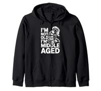 No soy viejo Soy caballero de mediana edad Humor Sudadera con Capucha