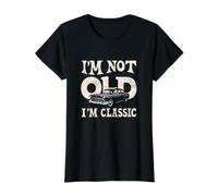 No Soy Viejo, Soy Camiseta gráfica económica, Mujer, Negro, XL