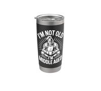 No soy viejo, soy Knight Coffee de mediana edad Vaso térmico de acero inoxidable de doble pared