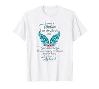 No soy viuda Soy la esposa de un ángel guardián Camiseta