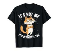 No Soy yo, definitivamente Eres tú Sarcasmo Humor Gato Camiseta