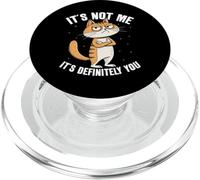 No Soy yo, definitivamente Eres tú Sarcasmo Humor Gato PopSockets PopGrip para MagSafe
