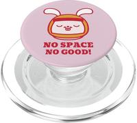 No Space No Good (Divertido Conejo Astronauta gráfico) PopSockets PopGrip para MagSafe