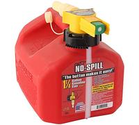 No Spill 1415 Lata de gas de polietileno de 1-1/4 galones (compatible con CARB), rojo, 7.5 x 8 x 10 pulgadas