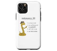 No Step on Snek | Snekonomics 101 - Política Divertida Carcasa para iPhone 11 Pro