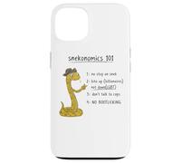 No Step on Snek | Snekonomics 101 - Política Divertida Carcasa para iPhone 13