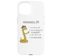 No Step on Snek | Snekonomics 101 - Política Divertida Carcasa para iPhone 15