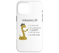 No Step on Snek | Snekonomics 101 - Política Divertida Carcasa para iPhone 16 Pro MAX