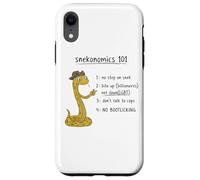 No Step on Snek | Snekonomics 101 - Política Divertida Carcasa para iPhone XR