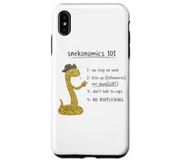 No Step on Snek | Snekonomics 101 - Política Divertida Carcasa para iPhone XS MAX