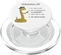 No Step on Snek | Snekonomics 101 - Política Divertida PopSockets PopGrip para MagSafe