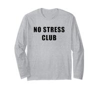 No Stress Club - Men & Women Funny Anti-Stress Motivational Manga Larga