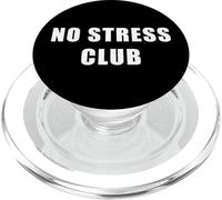 No Stress Club - Men & Women Funny Anti-Stress Motivational PopSockets PopGrip para MagSafe