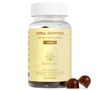 No Stress Gummies | 60 Vegane Gummies | 250 mg de extractos vegetales por goma | valeriana, pasiflora, té verde, manzanilla, melisa | estrés y relajación | Nordic Oil