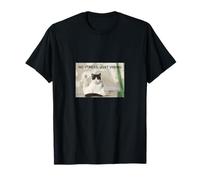 No Stress Just Vibing - Camiseta divertida de meme de gato Camiseta
