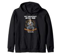 No Subestimes a un Anciano Que Conoce Tai Chi Mens Sudadera con Capucha