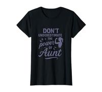 No Subestimes el Poder de la tía Impresión gráfica Camiseta
