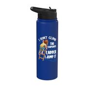 No subo la escalera corporativa Salto Chica corta Stainless Steel Insulated Water Bottle