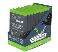 No Sweat Neutralizador de olores de arena de gato de carbón activado, hecho de cáscara de coco, totalmente natural, sin productos químicos, ingredientes tóxicos, sin aroma, apto para el planeta,