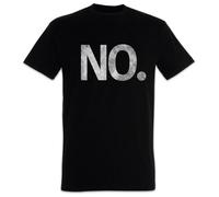 No. T-Shirt Outsider Fun Geek Nerd Social Interaction Introverts Real Life Black XXL