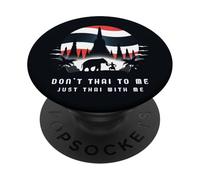No Tailandés para Mí Solo Tailandés Conmigo Tailandia Conflicto Khmer PopSockets PopGrip Adhesivo
