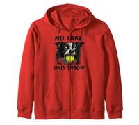 No Take Only - Divertida Pelota de Tenis Border Collie Dog Mom Sudadera con Capucha