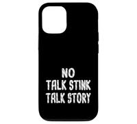 No Talk Stink, Talk Story Hawaiian Pidgin Hawaii Creole Carcasa para iPhone 12/12 Pro