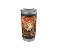 No tan tonto ahora Goose-a-saurus Kaiju Monster City Attack Vaso térmico de acero inoxidable de doble pared