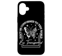 No te conformes a este mundo, sé transformado Carcasa para iPhone 16 Plus