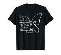 No te conformes a Este Mundo, sé transformado Mariposa Camiseta