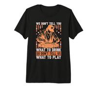 No te decimos qué Beber Discos de Vinilo Disc Jockey Camiseta Premium