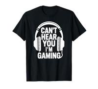 No Te Escucho Estoy Jugando Frase Gamer Cascos Camiseta