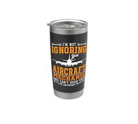 No te estoy ignorando que te gustan los aviones arreglar mecánico de aviones Vaso térmico de acero inoxidable de doble pared