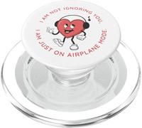No te Estoy ignorando Solo en Modo avión, Cute Heart PopSockets PopGrip para MagSafe
