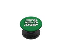 No te gustaria Cuando Estoy Enojado | 70's Retro PopSockets PopGrip Adhesivo