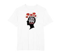 No te Gustas Voces en mi Cabeza Salud Mental Arte Camiseta, Hombre Tallas Grandes, Blanco, 3X Alto