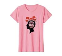 No te Gustas Voces en mi Cabeza Salud Mental Arte Camiseta, Mujer, Rosado, XS