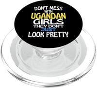 No te metas con Chicas guapas ugandesas Divertida Uganda Cita PopSockets PopGrip para MagSafe