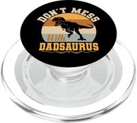 No te metas con Dadsaurus Dino Lover Father PopSockets PopGrip para MagSafe