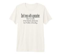 No te metas con Geocacher Mejor Lugar Ocultar Cuerpo Geocaching Camiseta Premium