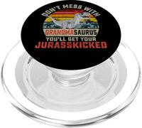No Te Metas con La Abuela Saurus Vas A Ser Jurasskicked PopSockets PopGrip para MagSafe