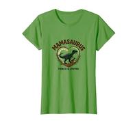 No te metas con Mamasaurus - Dinosaurio mamá Feroz Camiseta, Mujer, Hierba, 3XL