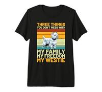 No te metas con mi Westie | Retro Camiseta Premium