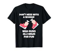No Te Metas con Una Mujer Que Corre 26,2 Millas por Camiseta